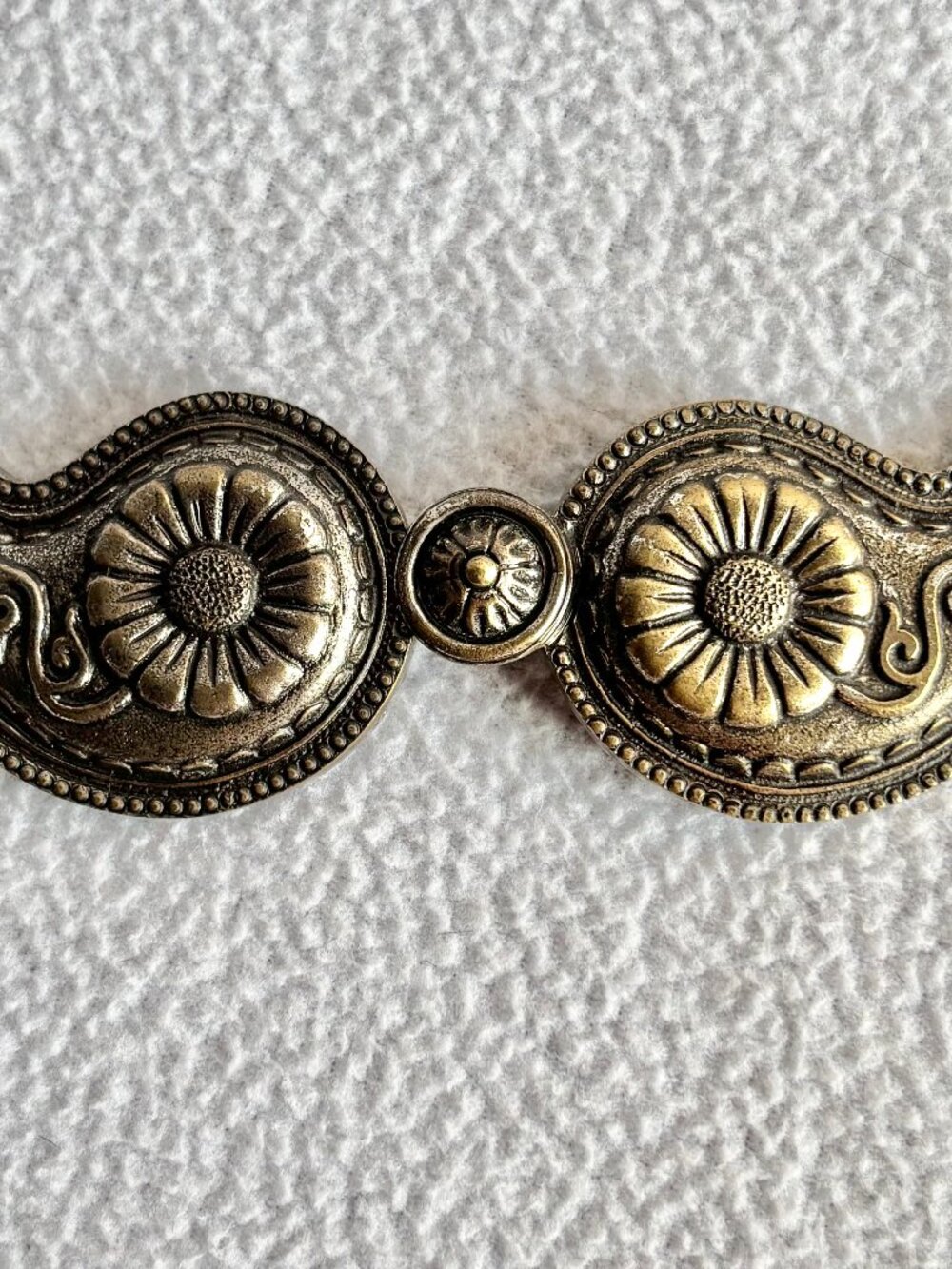 Vintage Bulgarian Shope Shopeluk Folk Costume Belt Buckle